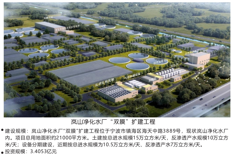 岚山净化水厂“双膜”扩建工程