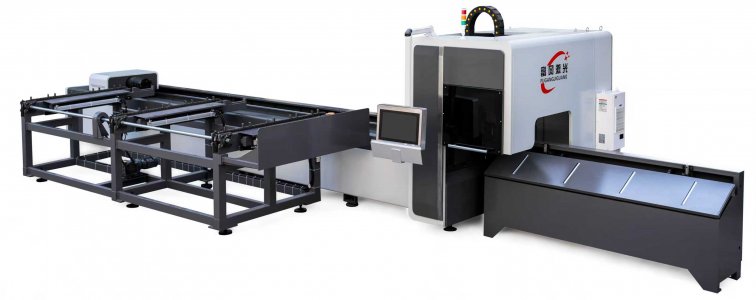 D系列双卡盘平挂激光切管机