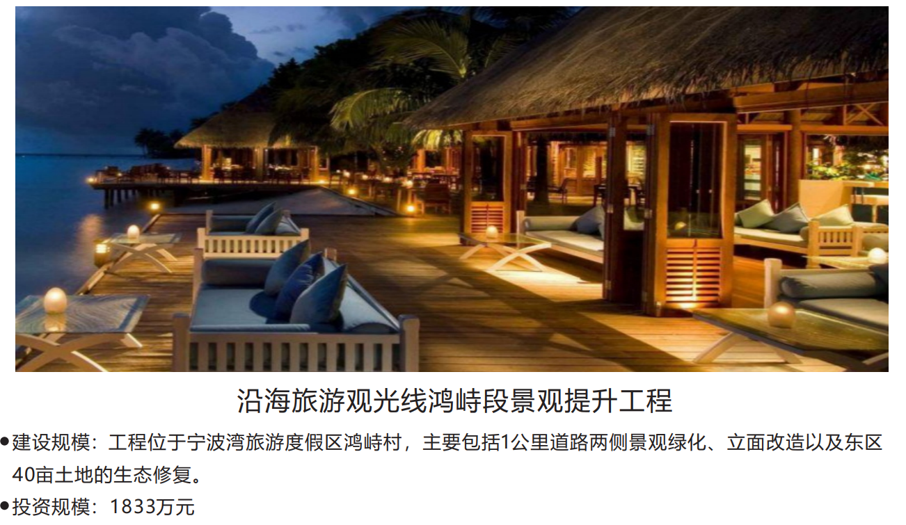 沿海旅游观光线鸿峙段景观提升工程