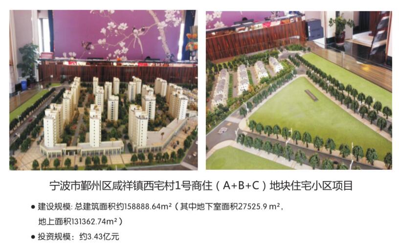 宁波市鄞州区咸祥镇西宅村1号商住（A+B+C）地块住宅小区项目